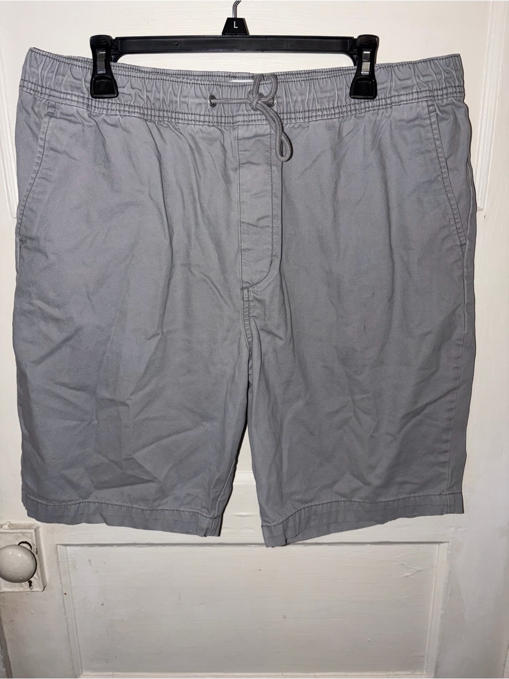 Old Navy Gray Drawstring Cargo Shorts